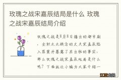 玫瑰之战宋嘉辰结局是什么 玫瑰之战宋嘉辰结局介绍