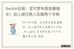 Switch日报：宝可梦朱紫容量缩水！双人成行两人玩需两个手柄