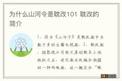 为什么山河令是耽改101 耽改的简介