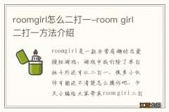 roomgirl怎么二打一-room girl二打一方法介绍