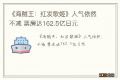 《海贼王：红发歌姬》人气依然不减 票房达162.5亿日元