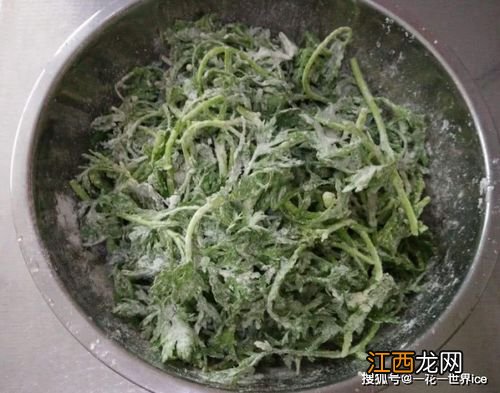 制作粉蒸茼蒿的方法 粉蒸茼蒿怎么做