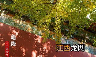 霜降节气三候 霜降节气三候分别是