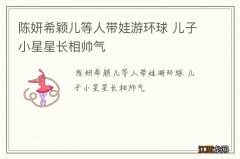 陈妍希颖儿等人带娃游环球 儿子小星星长相帅气