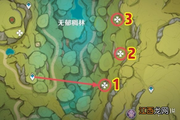 原神劫波莲收集路线 劫波莲采集路线图