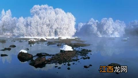 雪地里，世界纯净无比，彷佛是置身于童话里