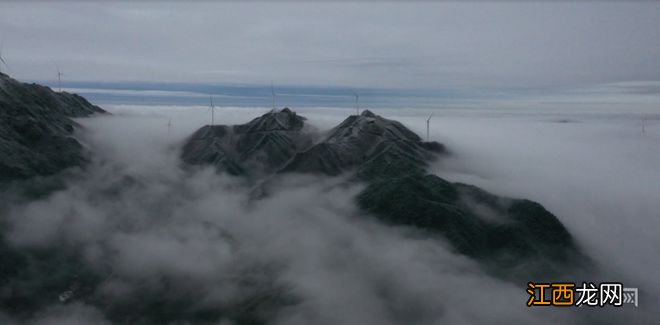 江西上犹：高海拔山地出现雾凇美景