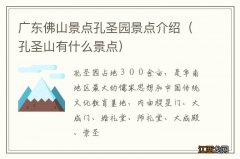 孔圣山有什么景点 广东佛山景点孔圣园景点介绍