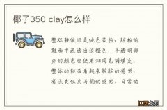 椰子350 clay怎么样