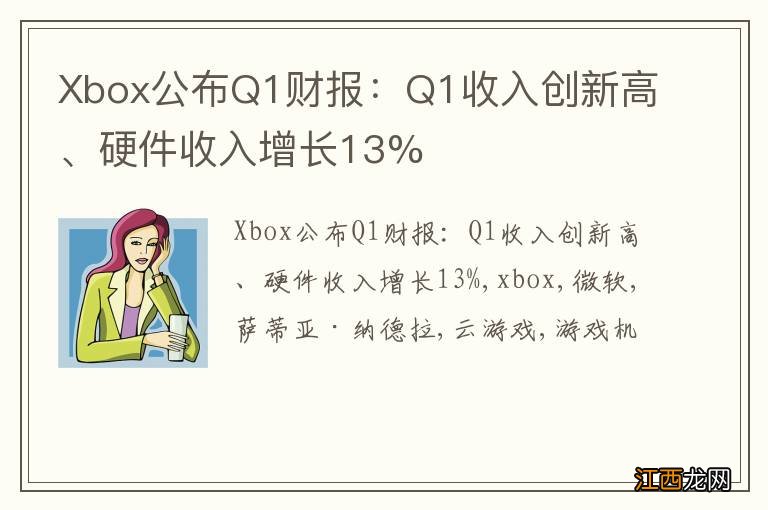 Xbox公布Q1财报：Q1收入创新高、硬件收入增长13%