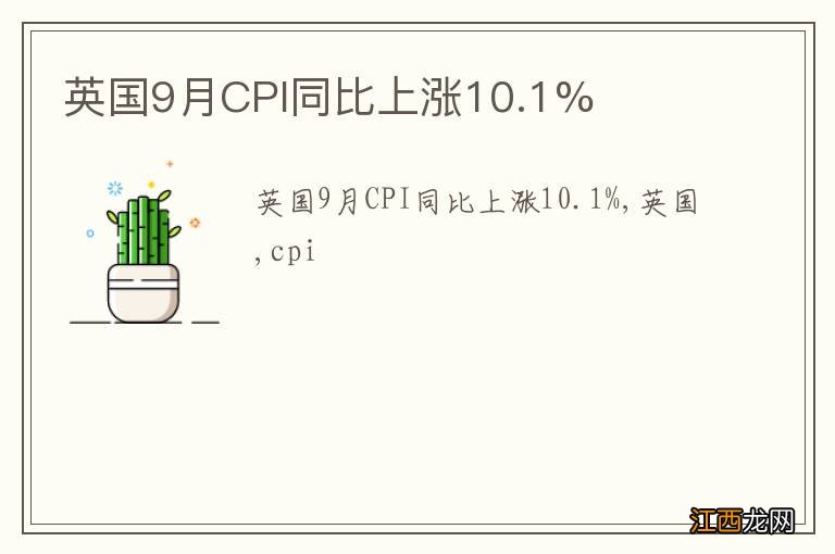 英国9月CPI同比上涨10.1%