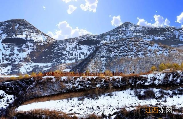 雪落鲁班山 心灵去雕饰