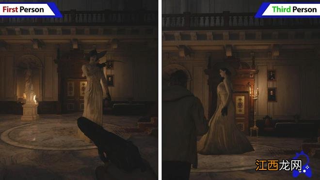 《生化危机8》第一与第三人称模式对比 夫人更可怕
