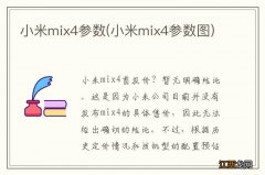 小米mix4参数图 小米mix4参数