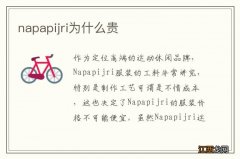 napapijri为什么贵