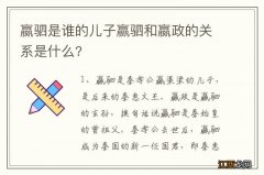 嬴驷是谁的儿子赢驷和嬴政的关系是什么?