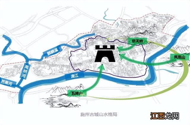 土家文化中心、三江汇流之地：湖北省恩施古城