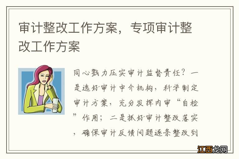 审计整改工作方案，专项审计整改工作方案