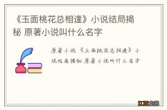 《玉面桃花总相逢》小说结局揭秘 原著小说叫什么名字