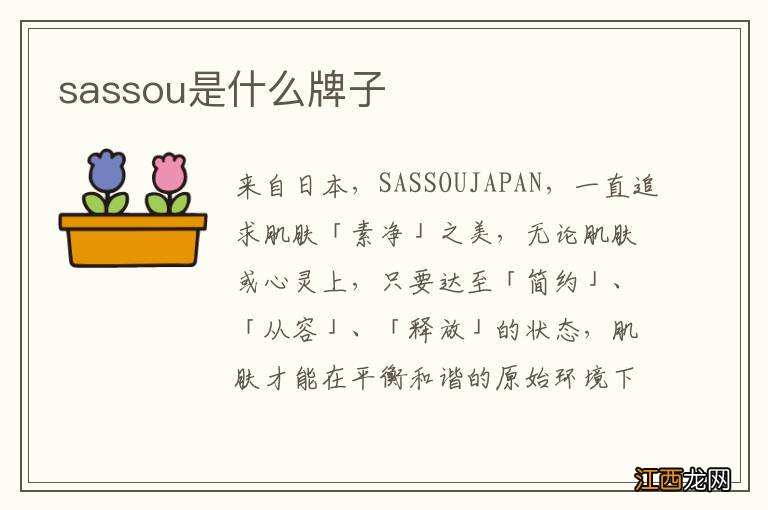 sassou是什么牌子