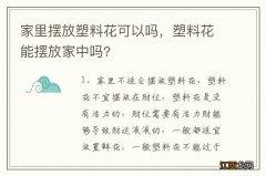 家里摆放塑料花可以吗，塑料花能摆放家中吗?