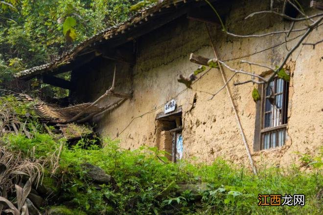 行走秦岭莲花村：这户已搬走多年，但门窗还残存着最后的烟火气息