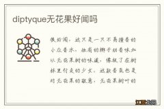 diptyque无花果好闻吗