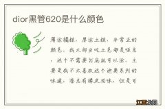 dior黑管620是什么颜色