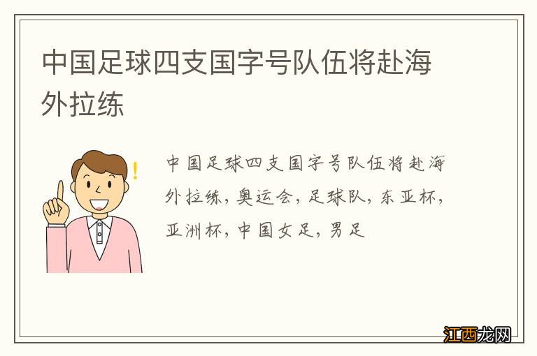 中国足球四支国字号队伍将赴海外拉练