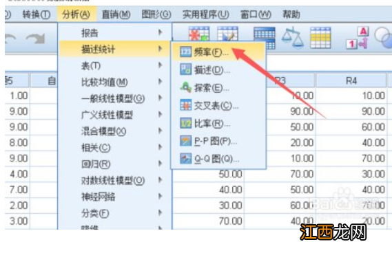 统计学中频数分布表怎么做