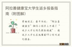 附图解 阿拉善健康宝大学生返乡报备指南