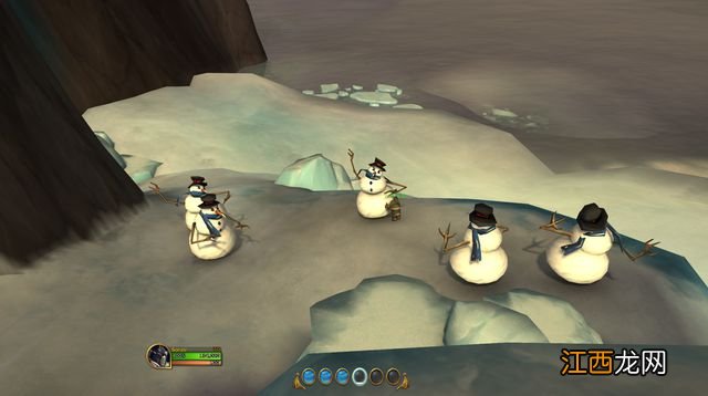 魔兽世界巨龙时代:碧蓝林海外的海象人儿童冰雪大世界