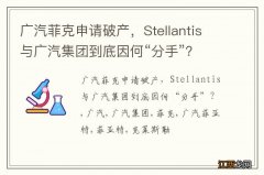 广汽菲克申请破产，Stellantis与广汽集团到底因何“分手”？