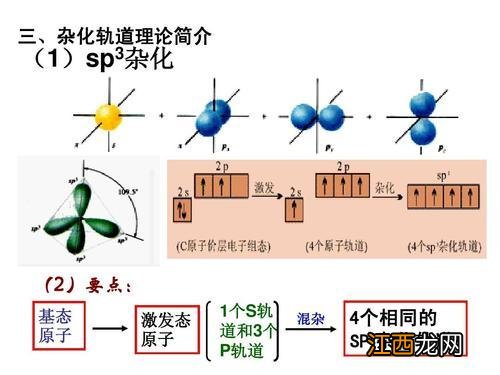 关于sp3杂化轨道