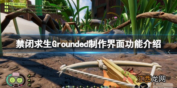 禁闭求生物品怎么合成-Grounded制作界面功能介绍