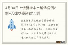 4月30日上饶新增本土确诊病例2例+无症状感染者55例