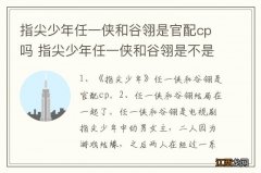 指尖少年任一侠和谷翎是官配cp吗 指尖少年任一侠和谷翎是不是官配cp