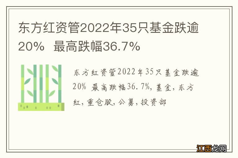 东方红资管2022年35只基金跌逾20%最高跌幅36.7%