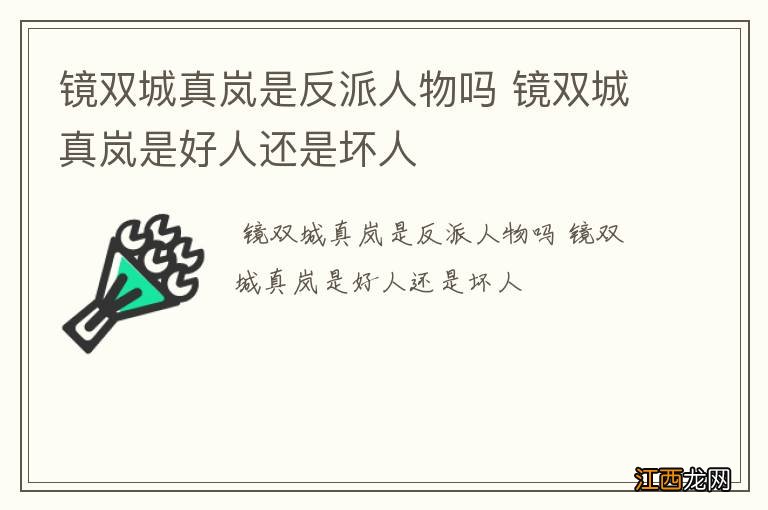 镜双城真岚是反派人物吗 镜双城真岚是好人还是坏人