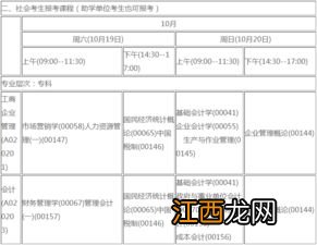 海南2022年10月自考最新时间安排