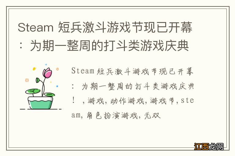 Steam 短兵激斗游戏节现已开幕：为期一整周的打斗类游戏庆典！