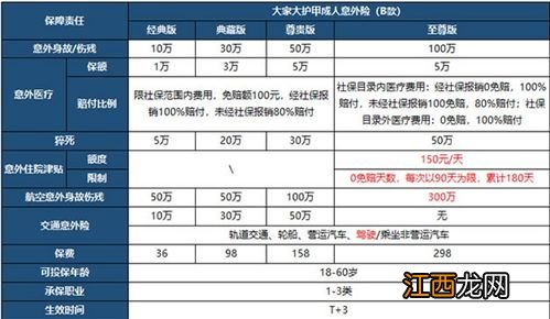 大家大护甲B款保障范围是什么？