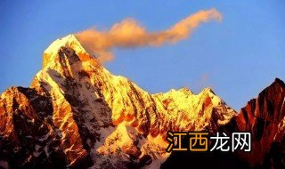 谁知道夹金山的海拔 夹金山介绍