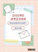 2022成人本科考试成绩查询时间什么时候出