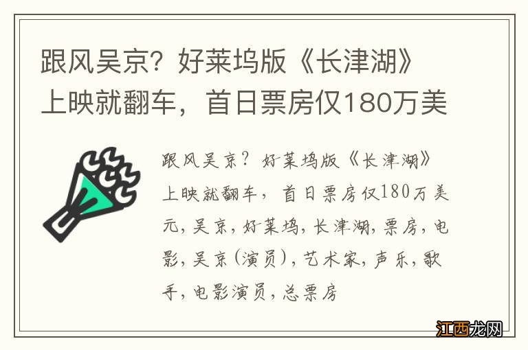 跟风吴京？好莱坞版《长津湖》上映就翻车，首日票房仅180万美元