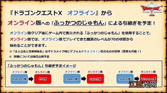 勇者斗恶龙10离线版存档继承吗 DQ10离线版存档继承方法