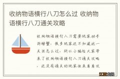 收纳物语横行八刀怎么过 收纳物语横行八刀通关攻略