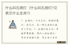 什么叫孔明灯?又表示什么生肖? 什么叫孔明灯