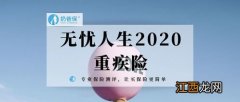 无忧人生2020PLUS版重疾险是哪家保险公司的？