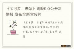 《宝可梦：朱紫》明晚9点公开新情报 发布全新宣传片